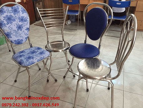 Những mẫu ghế xếp inox chất lượng của Kim Thành Đạt