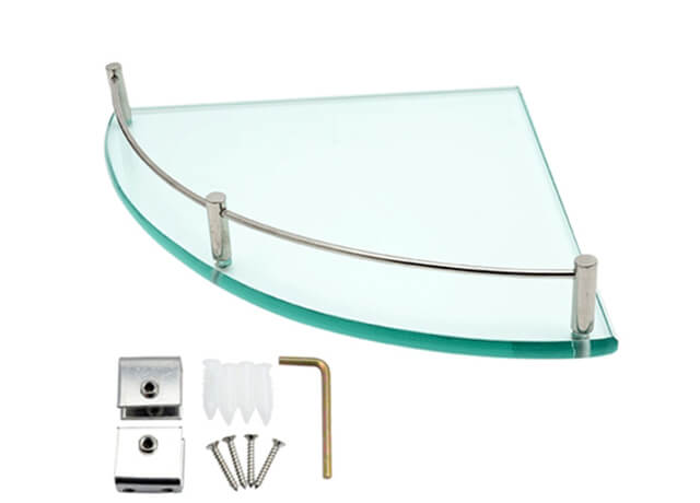 Những mẫu kệ góc inox nhà tắm, kệ mỹ phẩm inox thẳng giá rẻ