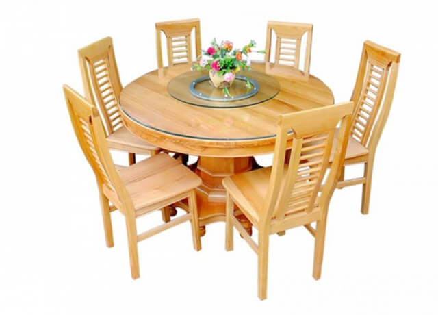 Lựa chọn bàn ghế nhà hàng tiệc cưới có mâm xoay