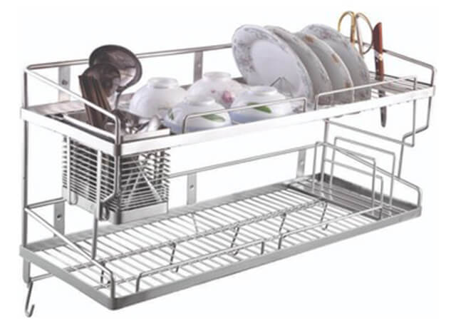 Mẫu kệ inox treo tường nhà bếp bạn cần có trong gia đình