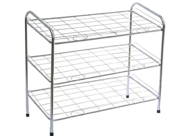 06 mẫu kệ inox 3 tầng tiện lợi trong căn bếp