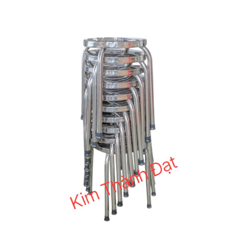 Bộ ghế đẩu inox 1ly sus 304 cao cấp