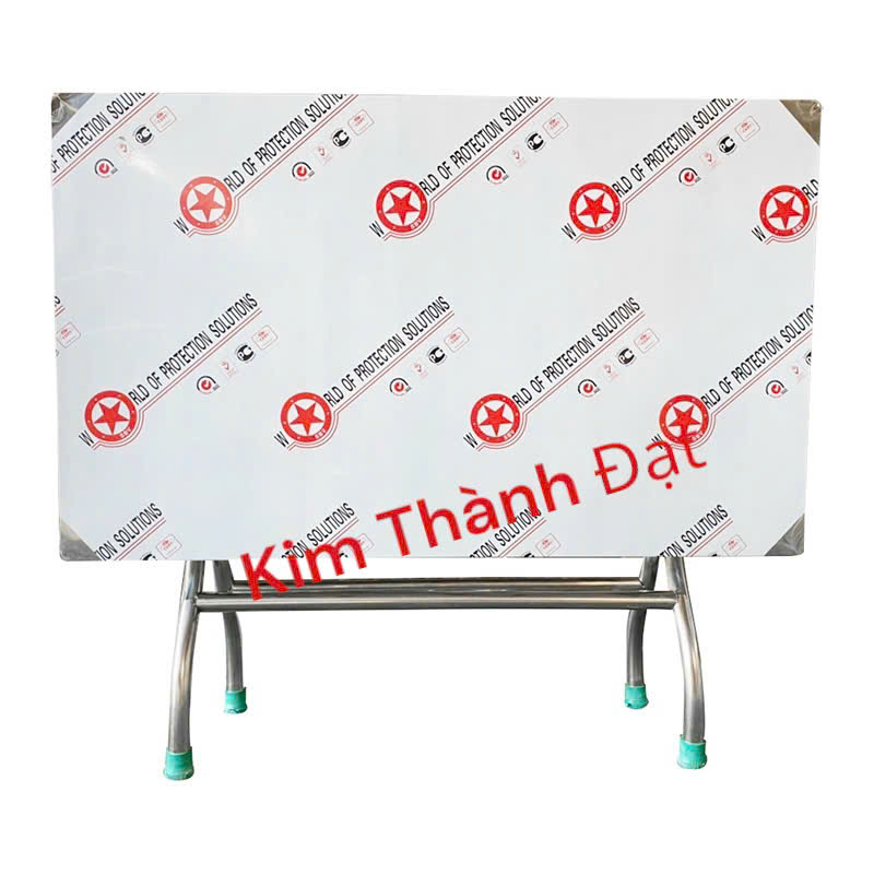 Bàn inox chữ nhật 70*120*H75CM