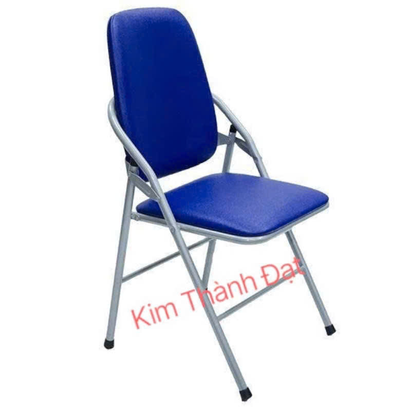 Ghế gấp chân sơn tĩnh điện lưng thấp