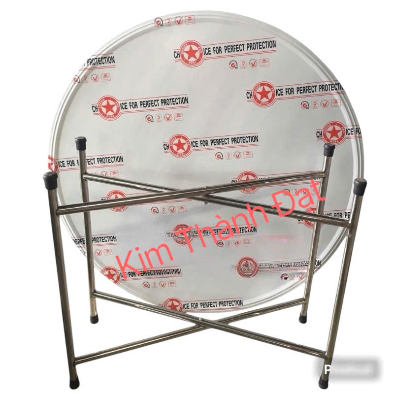 Bàn tròn cạnh hawata 1m2 inox 201 chân rời