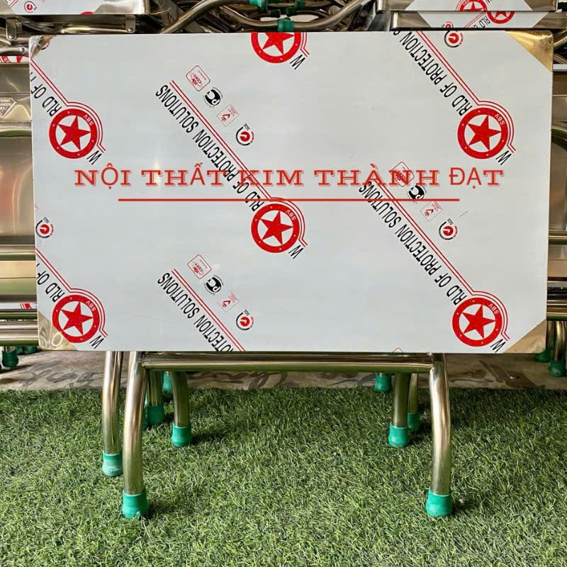 Bàn inox chữ nhật 50*80cm chân lùn