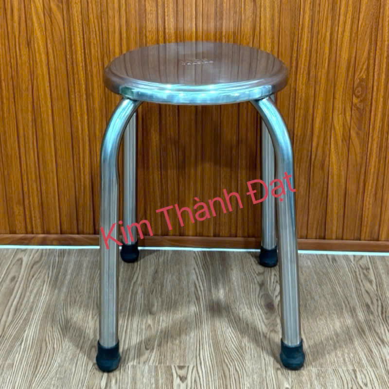 Ghế đẩu inox 201 chân 32